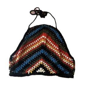 Forever 21 Colorful Crochet Top